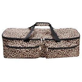 BEISUOSI Carrying Bag Compatible with Cricut Explore Air and Maker, Tote Bag Compatible with Cricut Explore Air, Silhouette Cameo 4 and Supplies (Bag Only) (Leopard Print, bagonly)