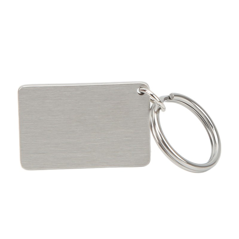 Birthday Keychain Stainless Steel I Love You More The End