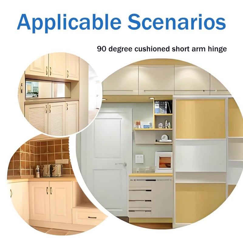 TEYOUQU 2 Piece 90 Degree Blind Hinge 90 Degree Hinge