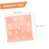 ULTECHNOVO Multi-Purpose Pegboard Wall Shelf Baskets Space Saving Living Room