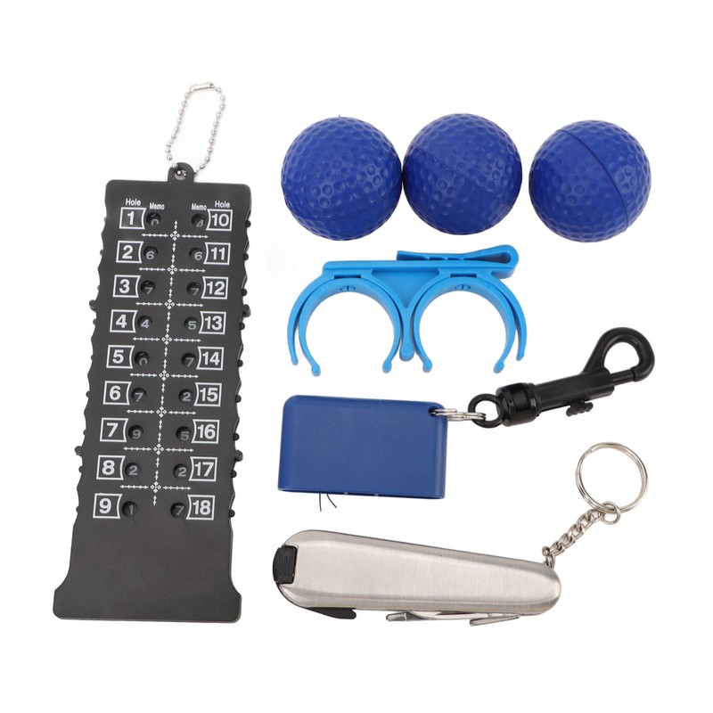 6 in 1 Golf Accessory Bag PU Leather with Tees