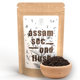 Alpaca Tea Assam Second Flush Corramore TGFOPI Indian Black Tea Loose Resealable (100 grams)