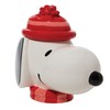 Enesco Peanuts Ceramics Snoopy Face Sculpted Canister Cookie Jar, 10.24