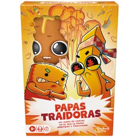 Hasbro Gaming Papas Traidoras Juego de Cartas, Juego dinámico con Rondas de 25 Minutos, para familias y Adultos, para 3 a 10 Jugadores, + 8 años