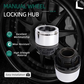 Manual Wheel Locking Hub F87Z-3B396-BA,for Ford Ranger 1998-2003,for Ford Explorer 1995-2001,for Mazda B-Series Pickup 1998-2009,2Pcs Locking Hub Actuator Assembly,OE 1500170 1F01-33-251