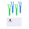 Chengu 4 Pieces Dental Floss Holder Reusable Flosser Reusable Floss