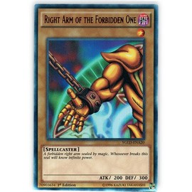 YU-GI-OH! - Right Arm of The Forbidden One (YGLD-ENA20) - Yugi's Legendary Decks - 1st Edition - Ultra Rare