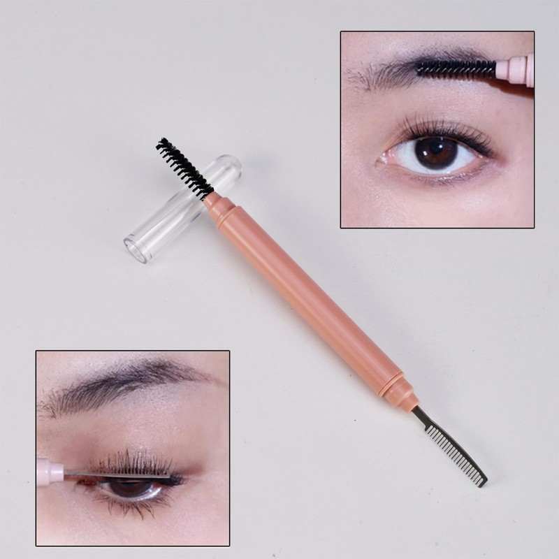 AUTAKI コーム付き ピンセット 2本 初心者向け形状 束感まつげ コーミングピンセット 束感まつ毛コーム まつ毛コーム ピンセット