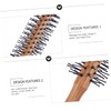 Healeved 1Pc Cylinder Comb for Curly Hair Styling Wooden Barbershop