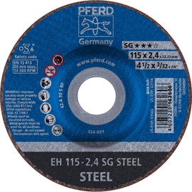 PFERD 63103 4-1/2" x 3/32" Cut-Off Wheel, 7/8" AH A 30 S SG - Type 27 (25pk)