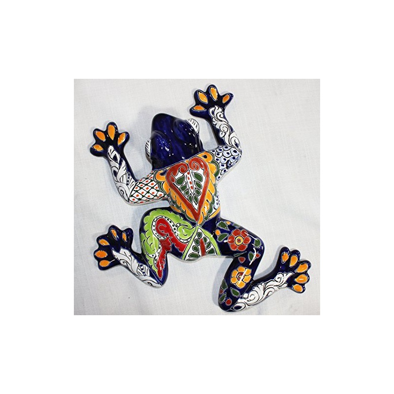 Talavera Medium Wall Frog - 15" W X 15.5" L