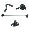 Proshopping 2PCS 12 Inch Stainless Steel Barn Door Hook and