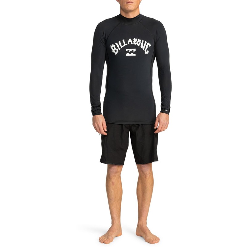 Billabong Logo Surf LSRashguard Men's Dark Blue-XXL