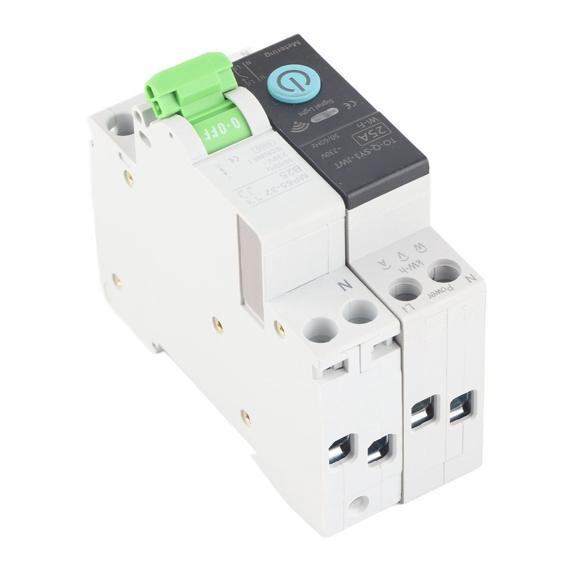 Smart WiFi Circuit Breaker with Metering Remote Control Timer Home