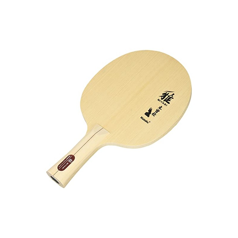 Nittaku NE-6855 Table Tennis Racket Miyabi Shake Hand Veneer Flare