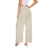 FUNYYZO Women Wide Leg Pants High Elastic Waisted in The