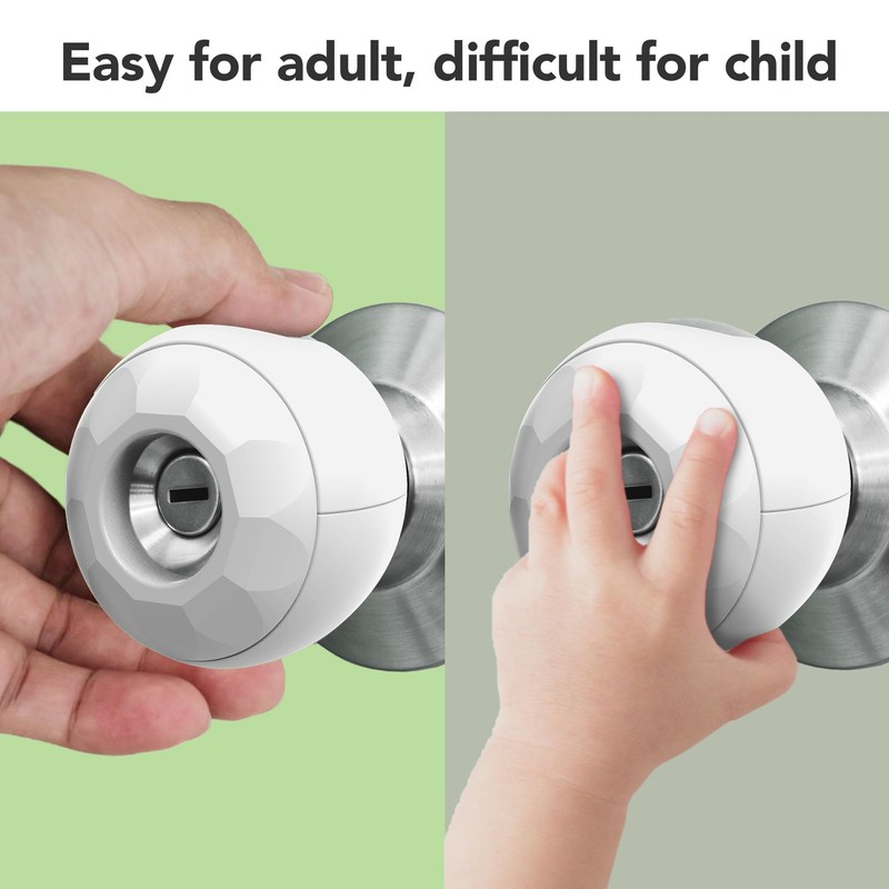 Moonybaby Door Knob Cover for Child Safety, Baby Proof Safety