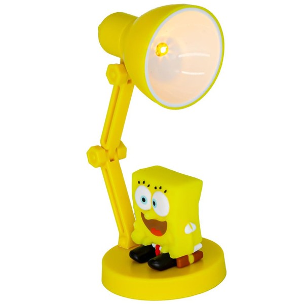 Spongebob Mini Lamp Figure, Collectible Tiny Figurine Desk Decor, Licensed