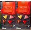Moser Roth Belgian Chocolate Truffle Hearts 2.75oz 78g (2 Boxes)