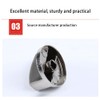 MIGUOSJIAONE 4 Pcs 6MM Gas Hob Knobs Silver Gas Stove