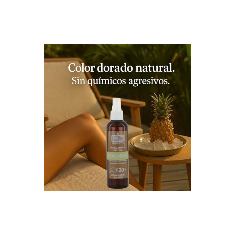 Aceite Bronceador Coconut FPS 20+ 125 ml
