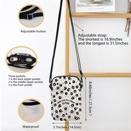 Soot Balls Crossbody Bag Soot Balls Inspire Gift Kawaii Anime Inspired Gift Anime Lover Gifts (STARTED HUMAN CB CA)