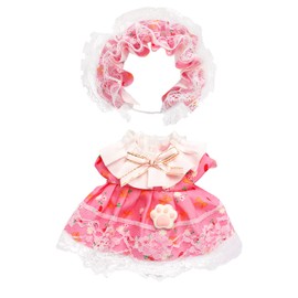Decorative Dress for Doll, Fits 5.91-6.7 inch Dolls (red)