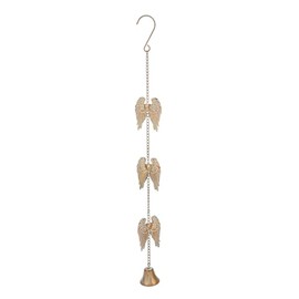 Ganz Midwest Angel Wings 28 x 5.5 Inch Gold Iron Bereavement Windchime Noisemaker for Funeral or Memorial Space