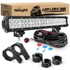 Nilight 20 Inch 126W Spot Flood Combo LED Light Bars