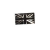 Fat-catz-copy-catz Patriotic Supporters Black & Silver Union Jack Flag Metal