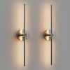 ZAGO 24 Inch LED Indoor Linear Wall Sconces Set of