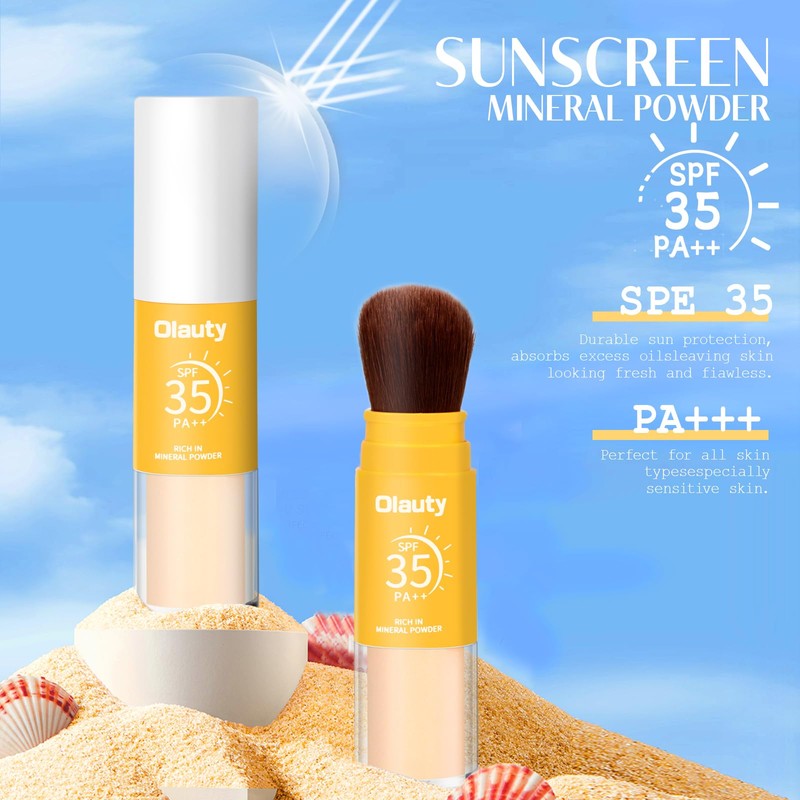 TITIMORE Sunscreen Setting Powder, SPF 35, Translucent Face Powder, Long