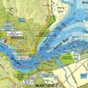Franko Maps California Delta Waterway Map - Full Color, Watercolor