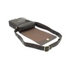 Visconti S7 Compact Leather Messenger Travel Bag, brown