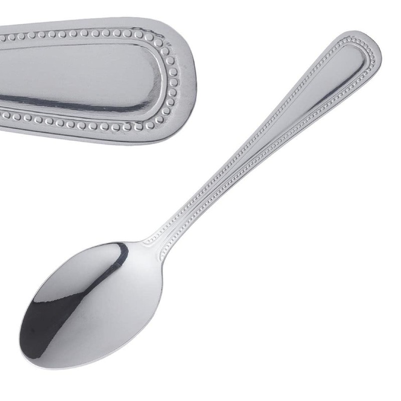 Olympia Bead Teaspoon - Stainless Steel - 140(L) mm -