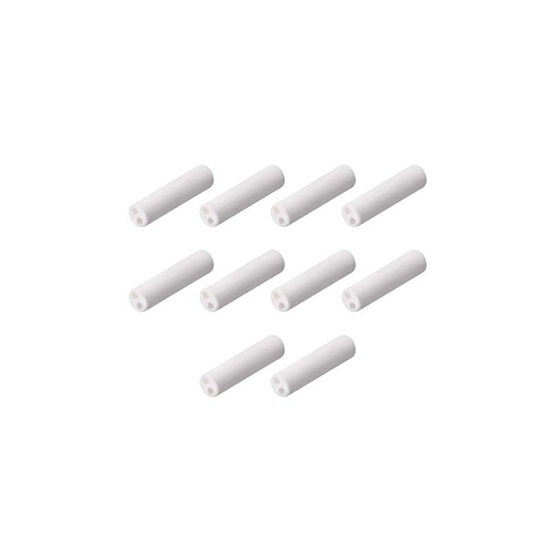 uxcell 1mm Dia Ceramic Insulation Tube Twin Bore Alumina Porcelain