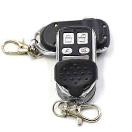 Remote Control Key Fob, Universal Electric Gate Garage Door Remote Controller 4 Channels Slide Key Cover 433mhz for Office Garage Car