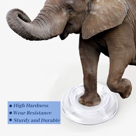 Piano Caster Cups for Upright Piano - Piano Leg Floor Protectors Super Hard ABS Plastic Piano Leg Coasters for Hardwood Floor Furniture (Black)