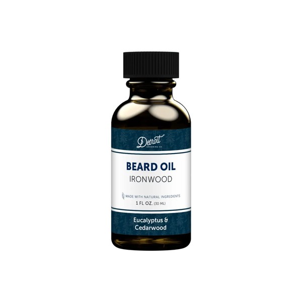 Detroit Grooming Ironwood Beard Oil – Nourishing & Hydrating Beard