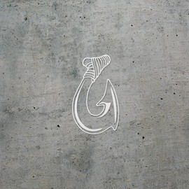 Decal Stickers of Hawaiian Makau Fish Hook (White) (Set of 2) Premium Waterproof Vinyl Decal Stickers for Laptop Phone Accessory Helmet Car Window Mug Tuber Cup Door Wall - BICVER1548712WHW19Y24