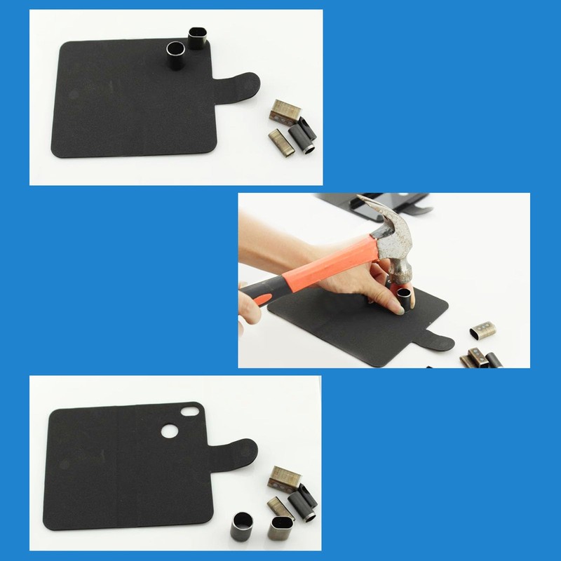 JMZLLRX 56 PCS Multiple Shapes Hollow Punch Cutter Tool, 55