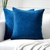 Encasa XO Chenille Cushion Covers Set of 2 | Royal