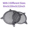 Akozon Speaker grille, car audio plastic grille cover, woofer speaker