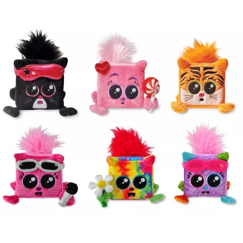 Kids Preferred ONE Squaredy Cat Collectible Plush - (please pick