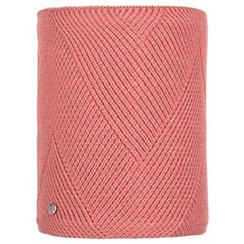 Buff Knitted & Polar Fleece Neckwarmer - Disa Peach - Adult Sized