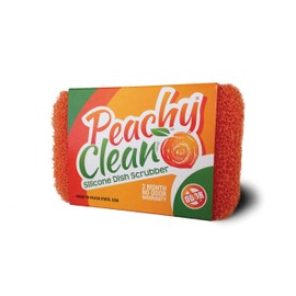 HIC Harold Import Co. Peachy Clean Silicone Scrubber 8352-HIC