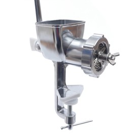 MuChaIOAK Manual Feed Pellet Machine, Stainless Steel Birds Bait Pellet Feed Mill, 1.5/2/2.5/3/8mm Optional Molds for Pets Fowls Fish Rabbit Dog Cat Feed Processing