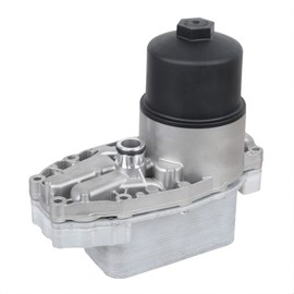 A-Premium Engine Oil Cooler Filter Housing Assembly Compatible with Land Rover Range Rover Range Rover Sport 2016-2019 Discovery 2017-2019 V6 3.0L Diesel