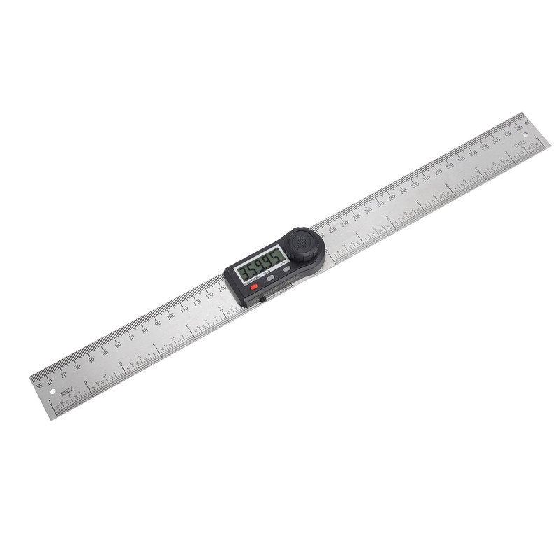 Digital Angle Ruler 200mm 360 Degree Lockable LCD Clear Display