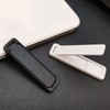 Wansurs [2 Pack] Mini Phone Kickstand Black Baking Paint Cell